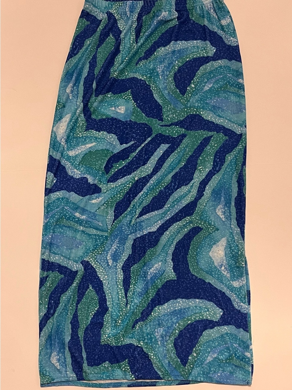 Women’s Blue & Teal Swim Cover Skirt